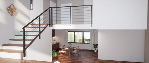 Side-attached-cable-railing-with-stainless-steel-posts