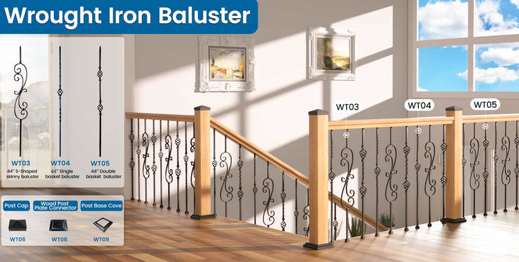 Wrought Iron Baluster