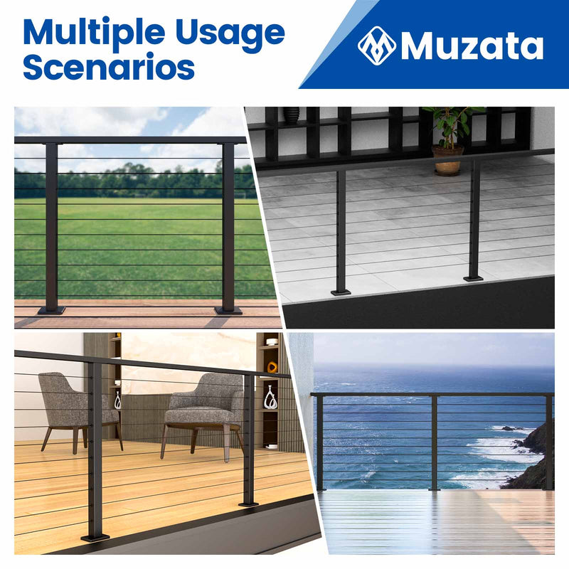 Load image into Gallery viewer, aluminum-level-cable-railing-multiple-usage-scenarios

