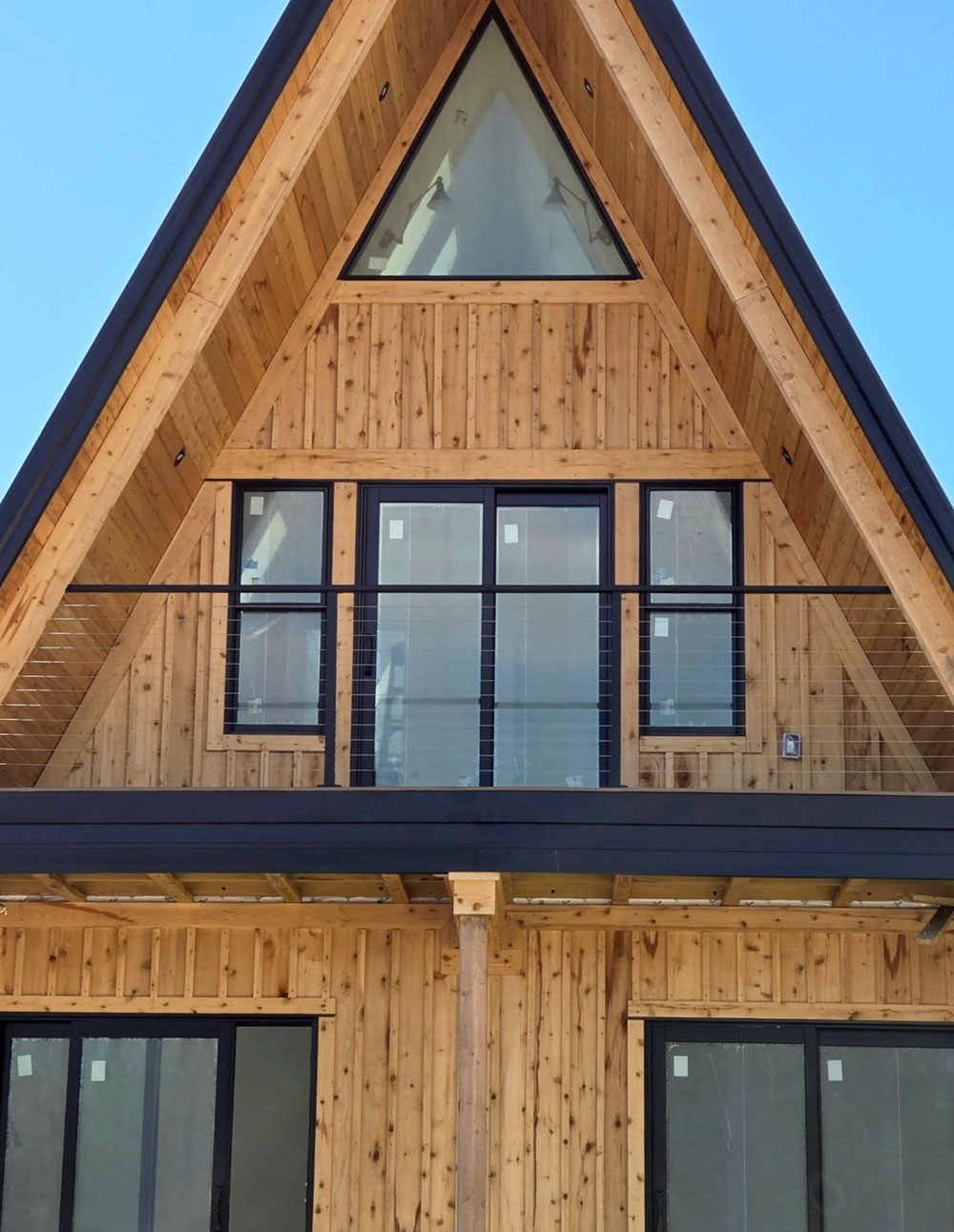 Balcony Railing | Modern Design for A-Frame House – Muzata