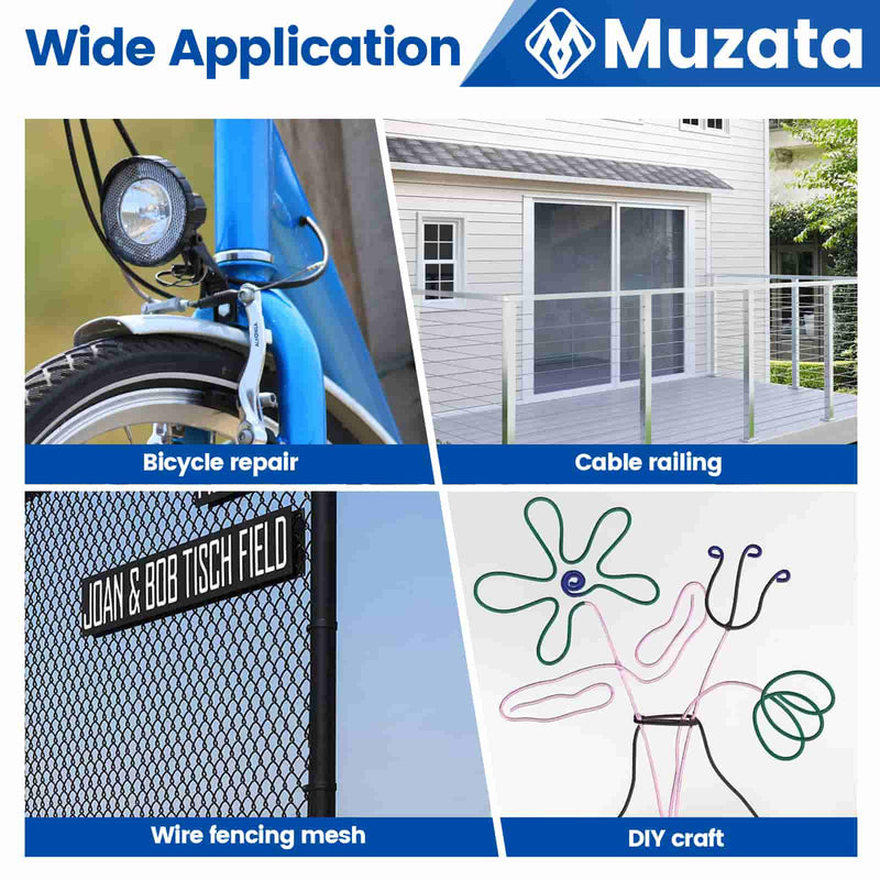 Load image into Gallery viewer, Muzata cable cutter CR12 used for bicycle repair, cable railing, fencing, and DIY projects.
