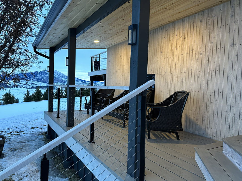 contemporary-porch-railing-ideas-featuring-cable-railing-system-on-wooden-deck