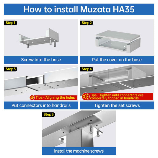 Muzata Aluminum Extension Connector HA35 - Muzata