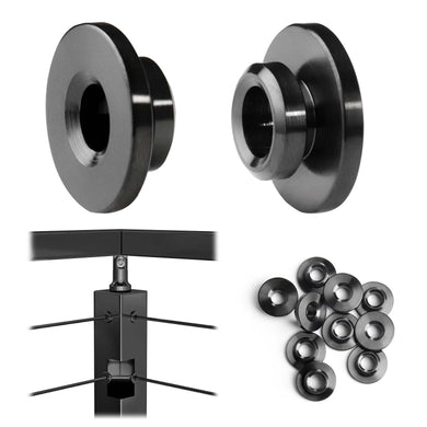 51-Pack Cable Railing Wheel Protector Sleeves – 1/8" Safeguard Covers For Cable Rail Systems