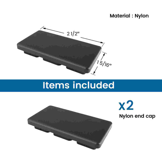Muzata Universal Black Nylon Handrail Accessories HA32 BNN - Muzata