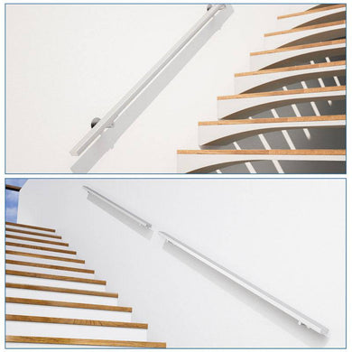 Muzata T304 Adjustable Wall Square Brackets for Stair Handrail Flat Balusters HB02 - Muzata