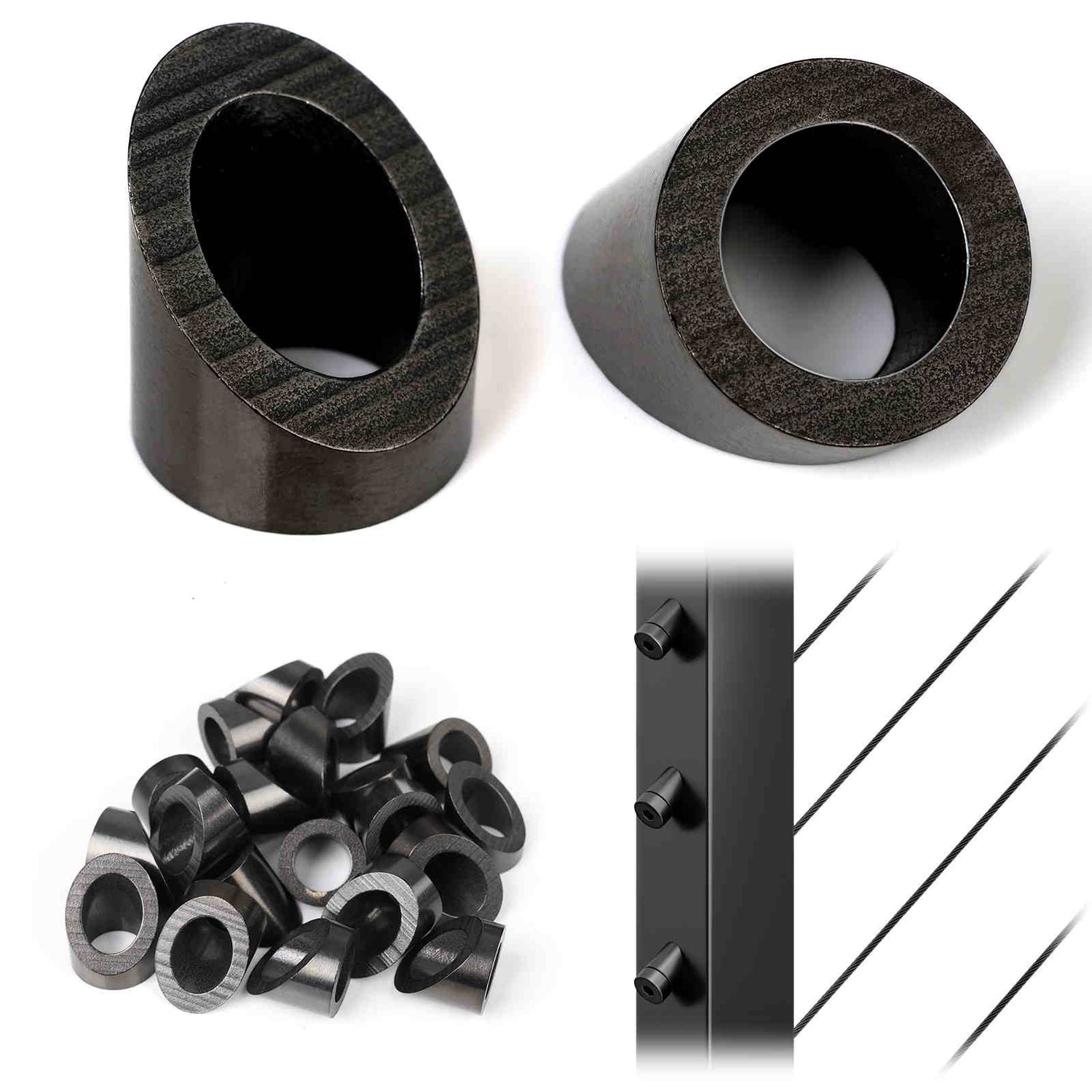 Angle Load Washers Muzata's Angle Washers for Railing Projects