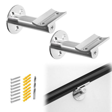 Muzata Handrail Wall Mounted Bracket for 2''OD Round handrail HB01 SL4 - Muzata