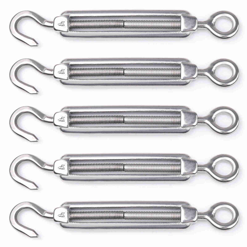 Load image into Gallery viewer, Muzata T304 Stainless Steel M4 Hook and Eye Turnbuckle CN09 - Muzata
