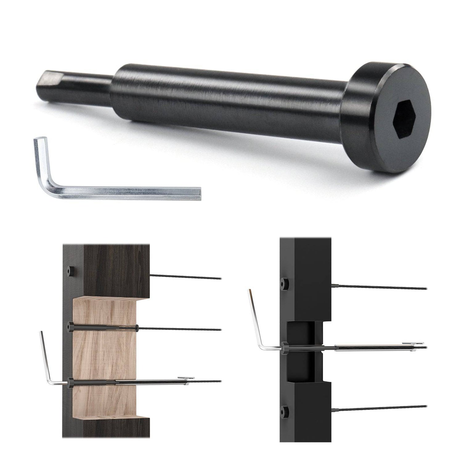 Patent] Muzata 10 Pair Invisible Cable Railing Kit 1/8" Swage