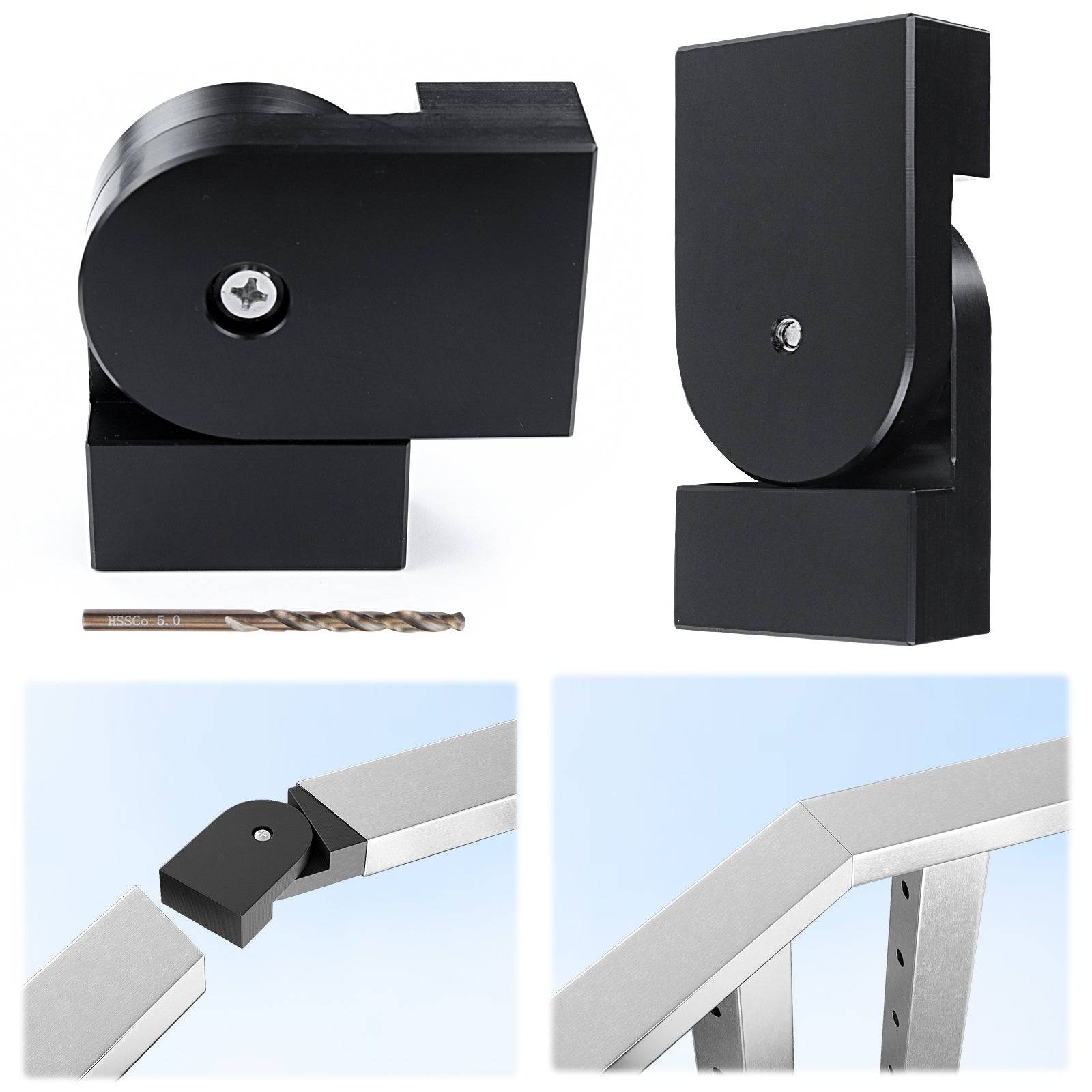 Pivot Railing System BlackCool Black Cable Railing Systems | Muzata Railing