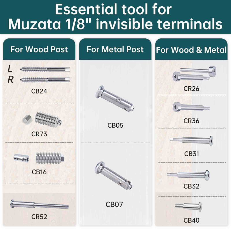 Load image into Gallery viewer, Muzata for 1/8” Cable Socket Wrench CT16 - Muzata
