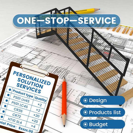 Deposit for cable railing design service: solution recommendation + material calculation + budget estmation - Muzata