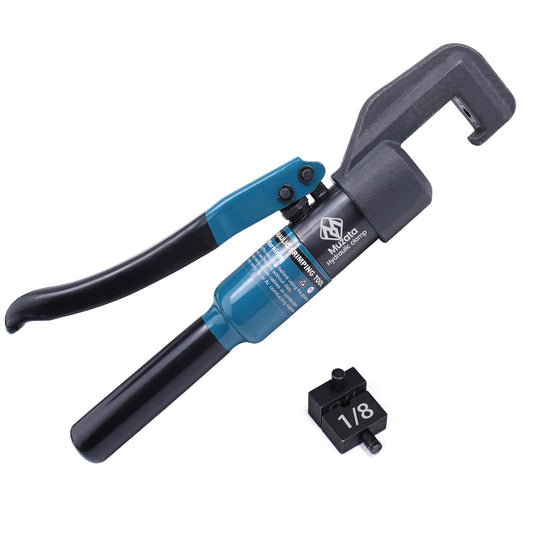 Muzata hydraulic crimping tool for 1/8" cables