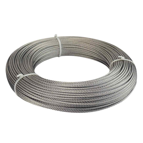 Muzata 1/8inch Stainless Steel Wire Rope 7x7 Strand WR01 - Muzata