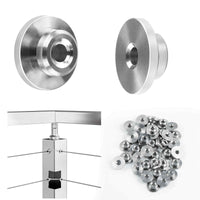 Muzata T316 Protector Sleeve for Metal Post for 1/8'' Wire Rope CR72